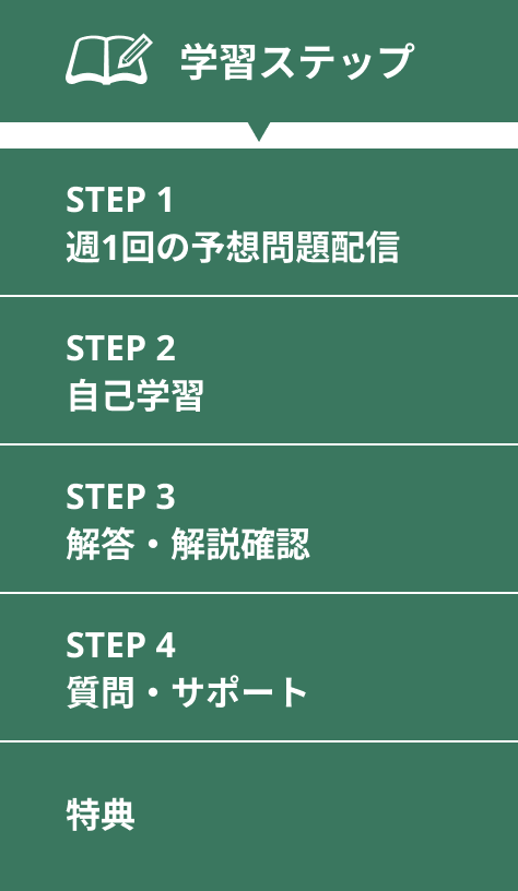 学習ステップ